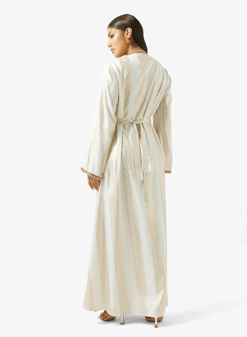 ARABIAN CLOSET LADIES ABAYA 2 PIECE WITH BELT